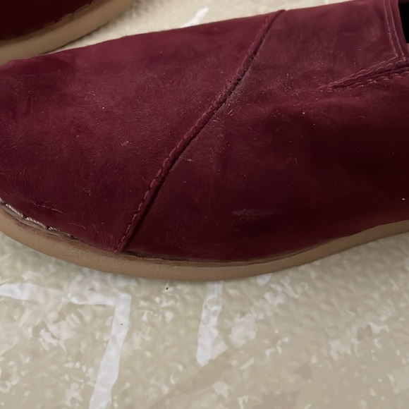 Burgundy TOMS - Picture 5 of 6
